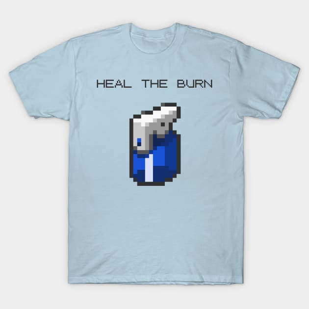 Heal the Burn T-Shirt by joshthecartoonguy